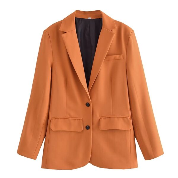 Autumn And Winter New European And American Style Fashion Single-breasted Suit Jacket For Women - Image 2