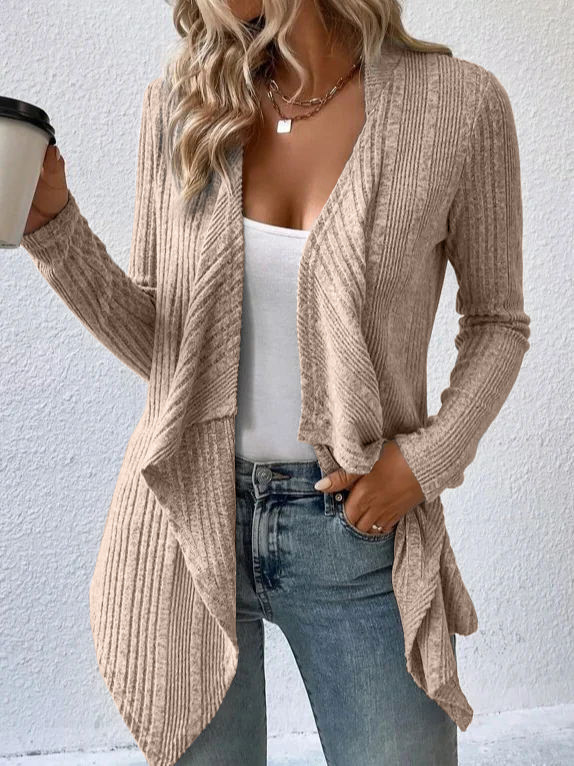 Cardigan Long Sleeve Sweater Casual Women's Clothing - Image 5