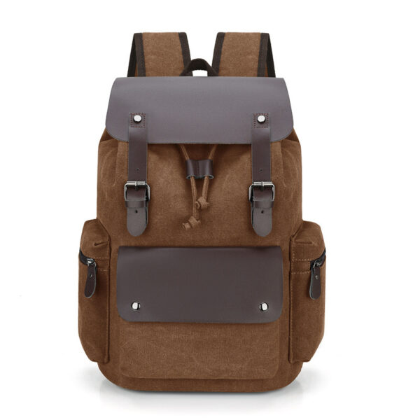 Retro Wear-resistant Large-capacity Backpack - Image 4