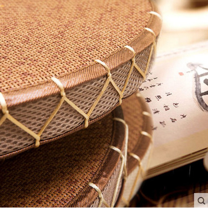 Zabuton Meditation Chair, Japanese Tatami mat, Zabuton straw cushion - Image 2