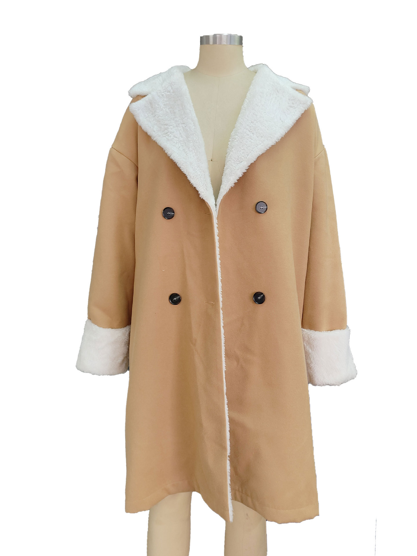 Leisure Commute Woolen Coat For Women - Image 4