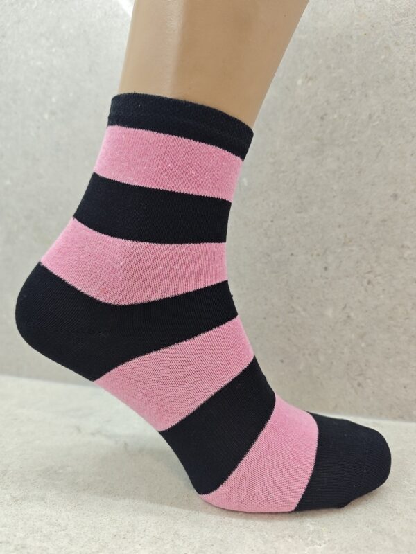 Womens Colourful Striped Socks Pack Of 6 12 24 Pairs - Image 5