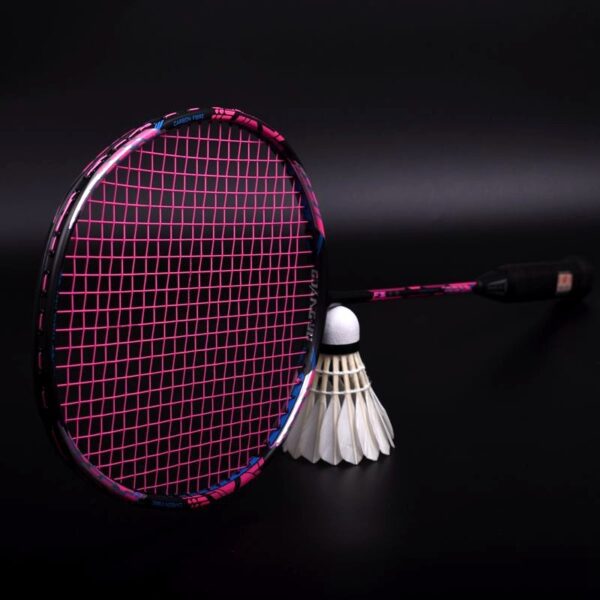 Offensive Badminton Racket With Secondary Reinforcement Of 32 Pounds Of Carbon Fiber - Image 2