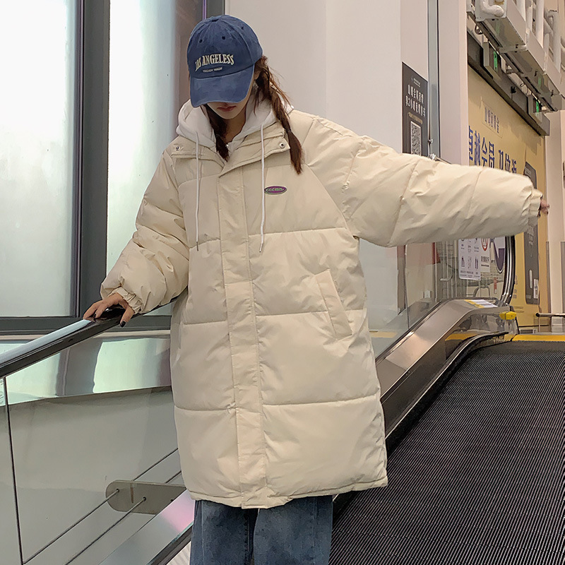 Winter Down Cotton Jacket Women's Coat Korean-style Mid-length - Image 3