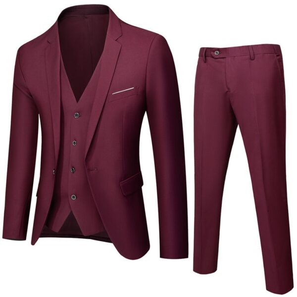 Men's Suit Set Two-piece Korean Style - Image 2