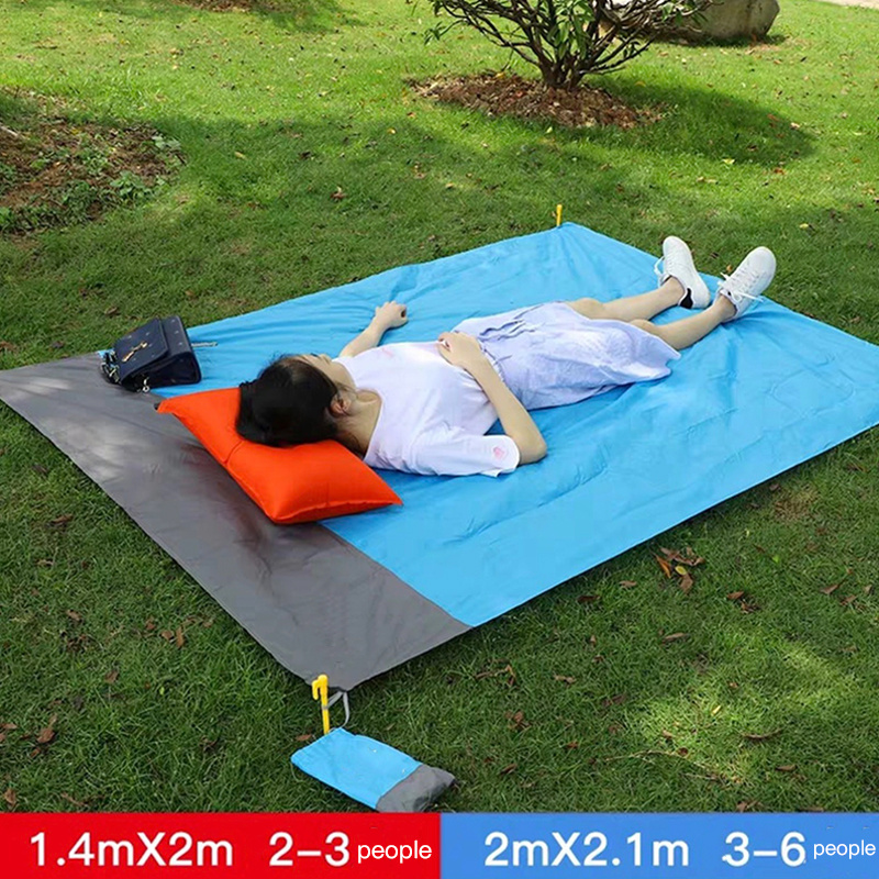 Portable Waterproof Picnic Mat Beach Mat Pocket Blanket - Image 3
