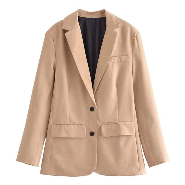 Autumn And Winter New European And American Style Fashion Single-breasted Suit Jacket For Women - Image 4