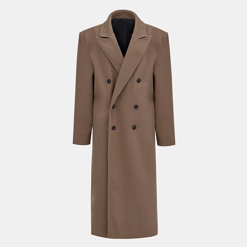 Autumn And Winter Temperament Commute Suit Collar Long Woolen Coat - Image 7