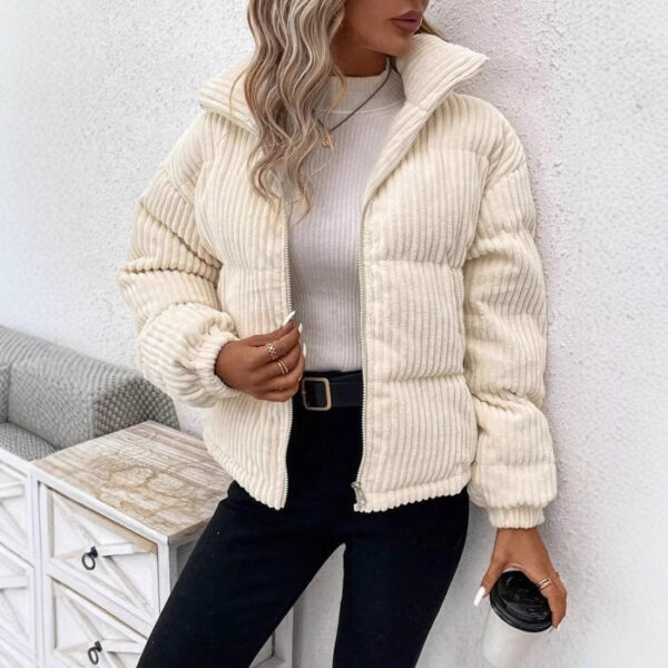 Fashionable Warm Corduroy Jacket Casual Loose - Image 3