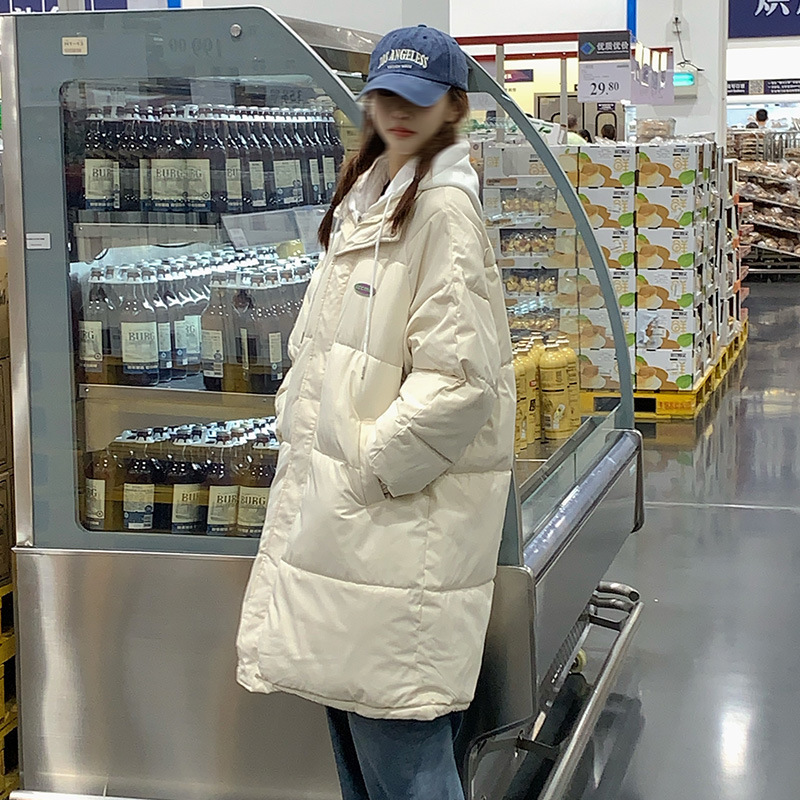 Winter Down Cotton Jacket Women's Coat Korean-style Mid-length - Image 4