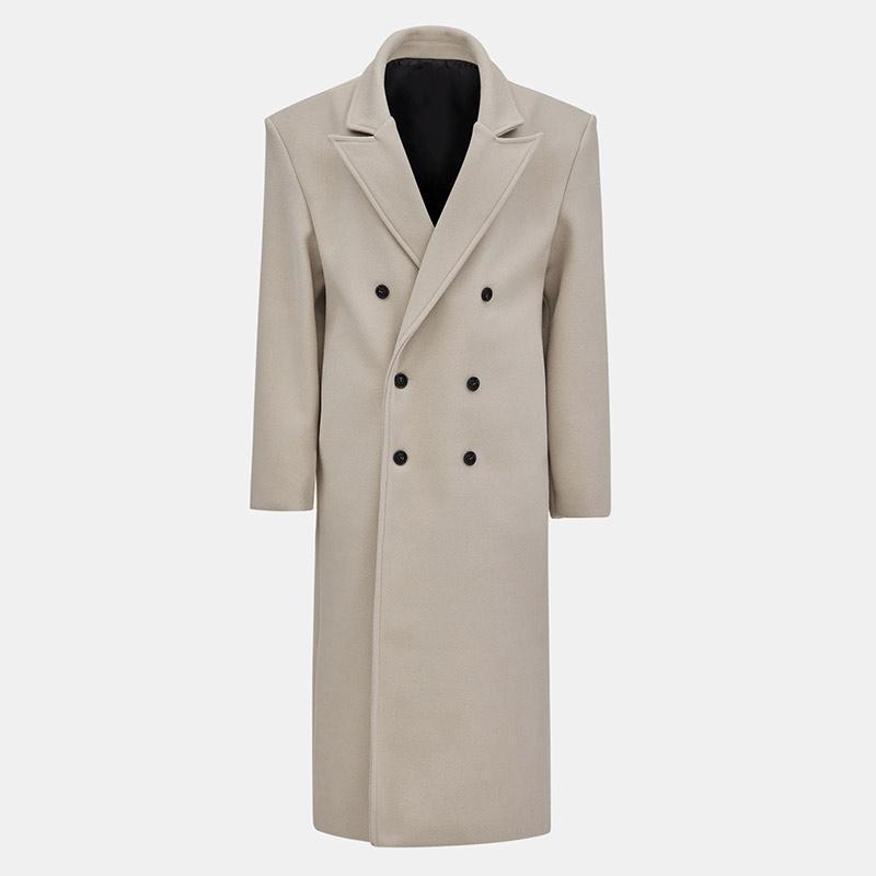 Autumn And Winter Temperament Commute Suit Collar Long Woolen Coat - Image 5