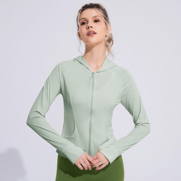 Women's Summer UV Protection Long Sleeve Cool Feeling Ice Silk Sun Protection Clothing
