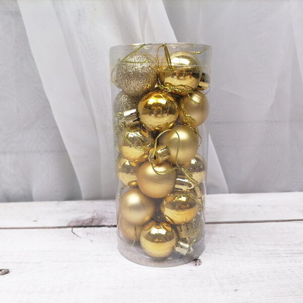 Christmas Decoration Shiny Matte Christmas Ball - Image 3