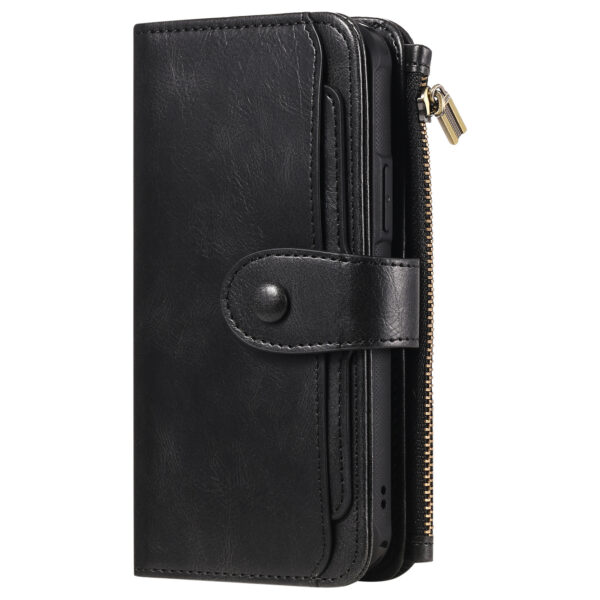 Applicable To 16 Mobile Phone Leather Case Retro Multi-function Card Wallet Split Magnetic Anti-fall Shell - Image 9