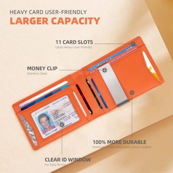 Men's Flip Two-fold Ultra-thin Wallet - Image 6
