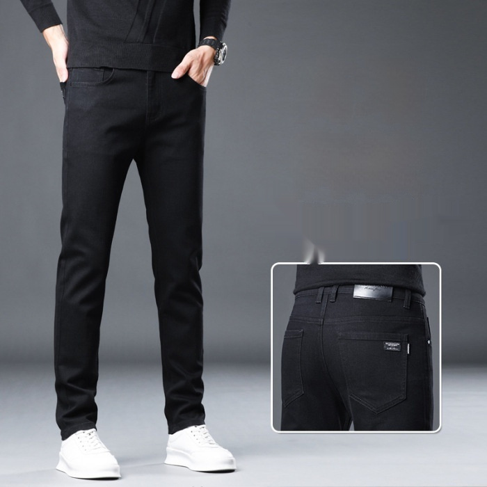 Versatile Stretch Slim Straight Men's Jeans - Image 5
