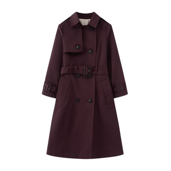Trench Mid-length British Trench Coat - Image 5