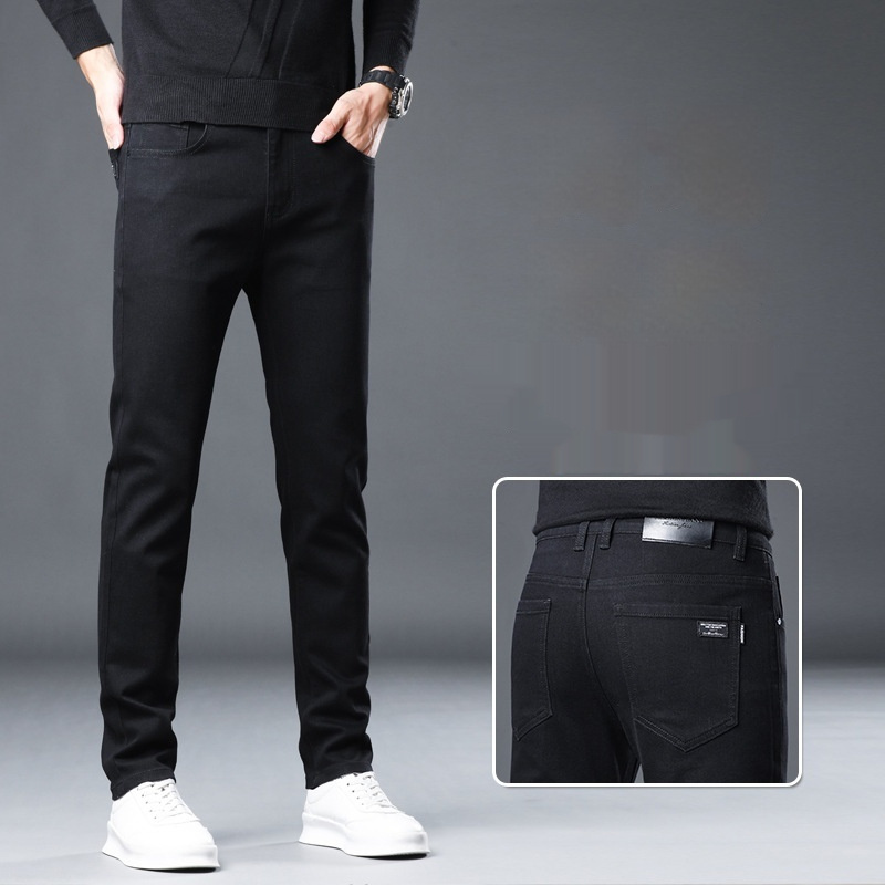 Versatile Stretch Slim Straight Men's Jeans - Image 4