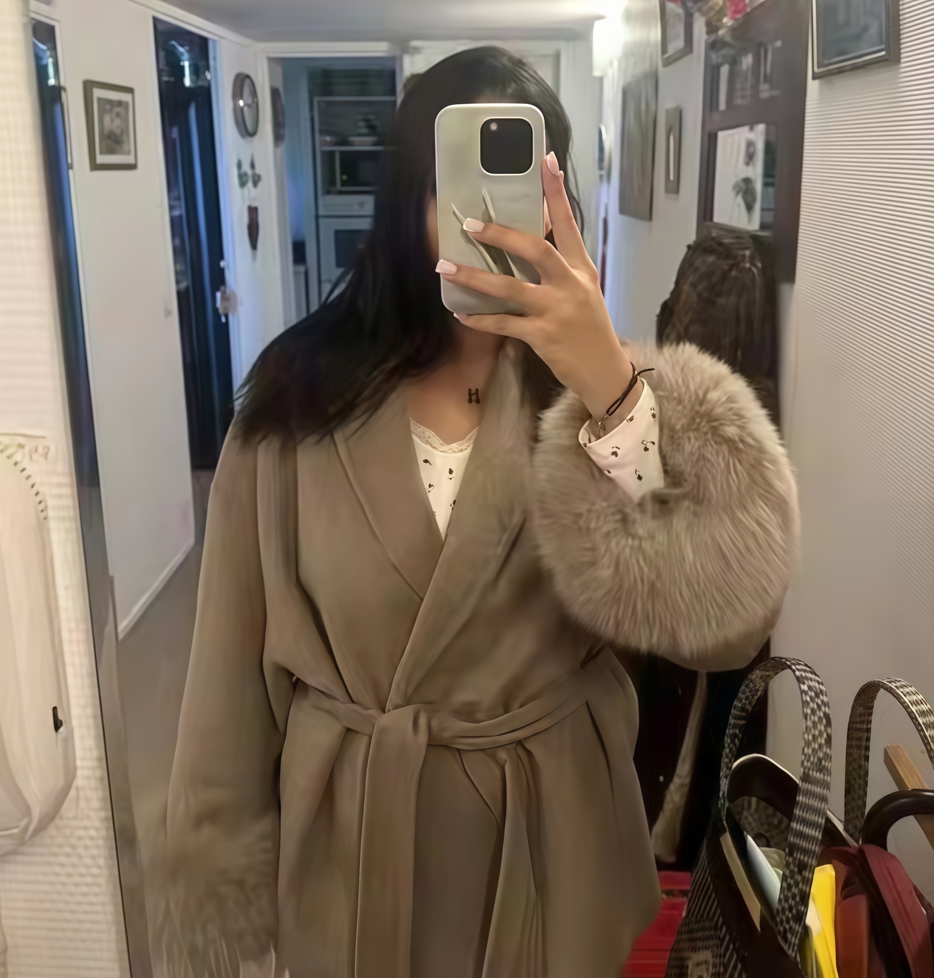 Fashion Plus Size French Elegant Woolen Overcoat - Image 9