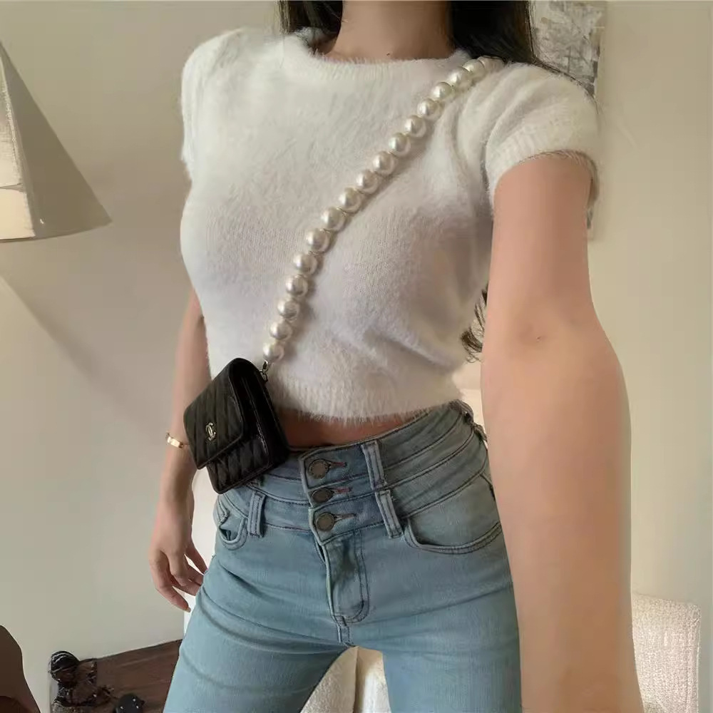 Short Sleeve Slim Fit Inner Wear Bottoming Shirt - Image 7