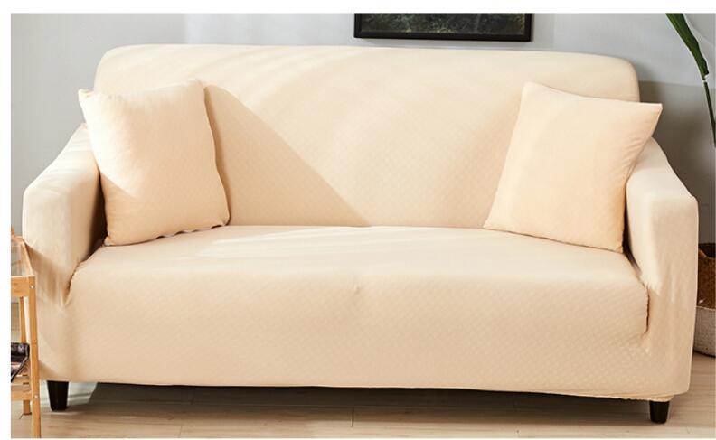 Solid color sofa cover universal sleeve elastic - Image 5