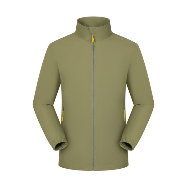 Waterproof Stand Collar Workwear Men's Jacket - Image 10
