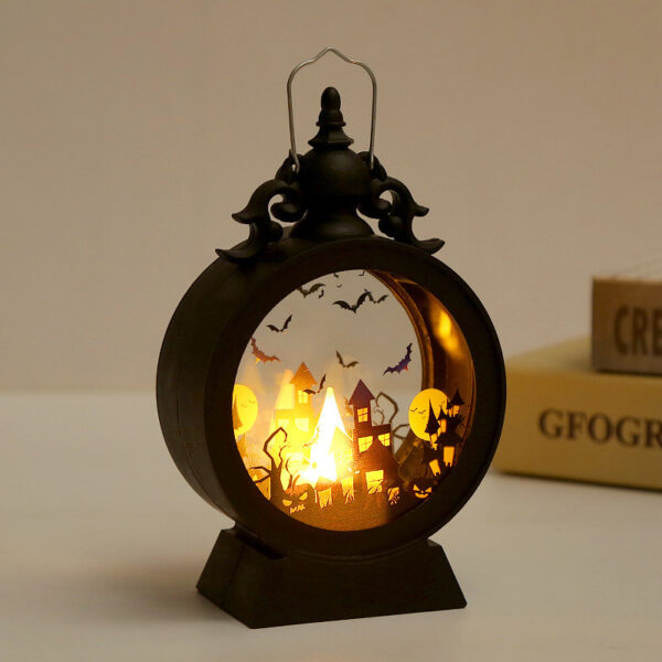 Halloween Retro Candle Portable Storm Lantern - Image 10