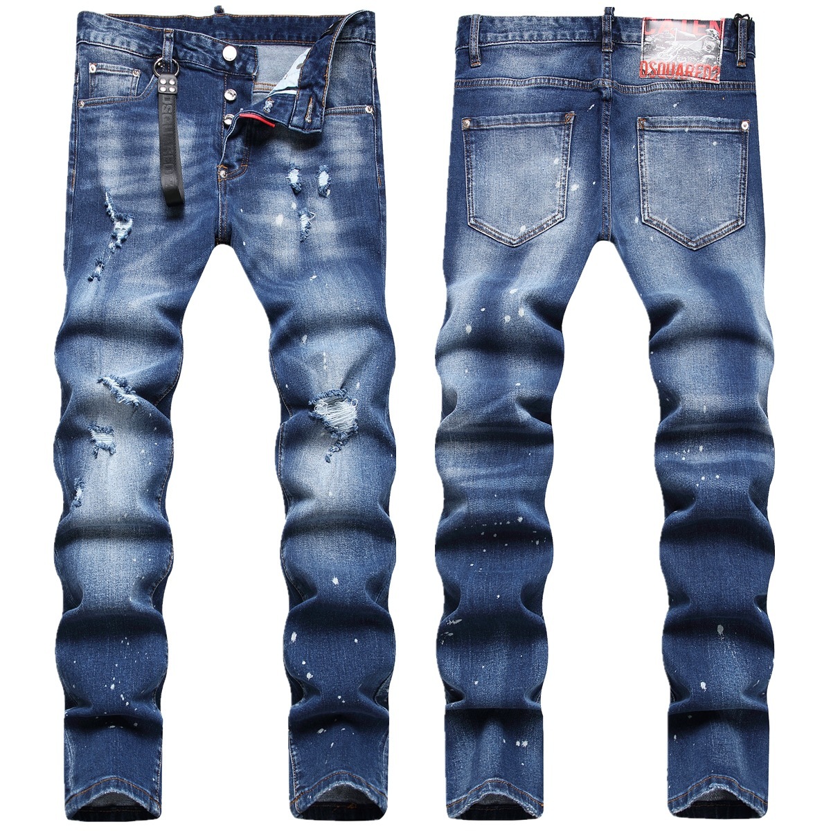 Men's Jeans Ripped Fashion Ornaments Trend - Image 6