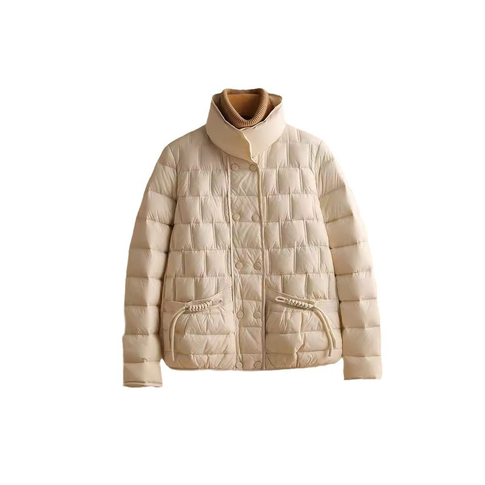 Fashion Simple Thin Lightweight Short Type Down Jacket - Image 3