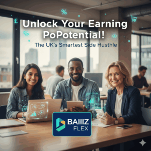 Are you searching for a flexible, rewarding income stream without the complexities of traditional e-commerce or rigid employment? The Baiiiz Flex Partnership is your ultimate gateway to financial freedom and smart earning in the UK. Whether you're a student looking to supplement your budget, a stay-at-home parent seeking an independent income, or a professional aiming for a lucrative side hustle, Baiiiz Flex is meticulously designed to seamlessly integrate into your lifestyle. Benefit from generous commissions and exclusive discounts that make earning not just possible, but genuinely effortless. 💡 Why Baiiiz Flex Stands Out in the UK Market Forget the limitations of traditional affiliate programs and the confusion of MLM schemes. Baiiiz Flex offers a refreshingly clear and profitable path: Direct Commissions Up To 25%: Maximize your earnings with one of the most competitive commission structures available. Lifetime Discounts Up To 50%: Enjoy significant savings on your own purchases, making your money go further. Zero Inventory, Shipping, or Stress: We handle the logistics so you can focus purely on earning and connecting. Transparent Earnings & Real-Time Tracking: Always know where you stand with clear, instant updates on your performance. 💸 Real-World Earning Scenarios with Baiiiz Flex Discover how easily you can boost your income and savings: The Savvy Spender: Imagine saving £600 annually by leveraging your 50% lifetime discount on typical monthly purchases. Smart shopping, indeed! The Social Networker: Earn an extra £100 commission monthly by simply referring £500 in sales through your network. Your connections become your cash flow. The Dedicated Entrepreneur: Generate £1,000 in monthly sales and see a solid £200 commission directly in your pocket. Scale your efforts, scale your income. 🔁 Your Tier, Your Power: Scale Your Success Our tiered partnership program is designed to reward your growth and dedication. The more you engage, the more you earn and save: Partnership Tier Your Discount Customer Discount Commission Earned Flex Partner Basic Up to 30% 20% 10% Flex Partner Pro Up to 40% 25% 15% Flex Partner Up to 50% 30% 20% Export to Sheets 🚀 Ready to Start Your Baiiiz Flex Journey? Don't miss this opportunity to transform your network into a consistent revenue stream. Join Baiiiz Flex today and empower your financial future. No prior experience is required—just bring your passion, purpose, and a desire to grow. #BaiiizFlexPartner #UKSideHustle #EarnWhileYouShop #PassiveIncomeUK #SmartShopping #AffiliateMarketingUK #FinancialFreedomUK