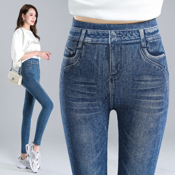 Women's Leggings Ankle Tight High Waist Oversized Pencil Pants - Image 2