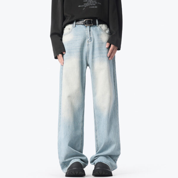 Autumn And Winter American High Street Retro Washed Jeans - Image 5