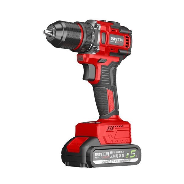Brushless Electric Drill Rechargeable Pistol Small Lithium Impact Electric Drill - Image 2
