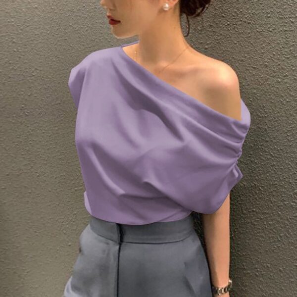 Summer New Niche Irregular Shoulder Design Sense - Image 4