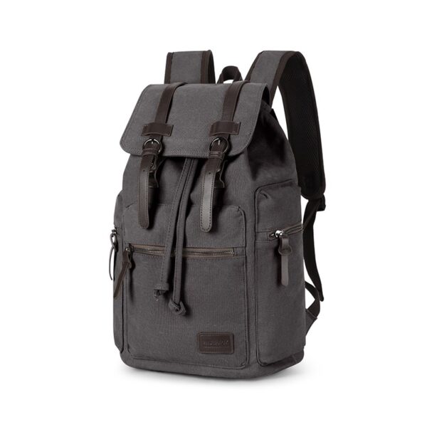 Retro Men's Canvas Backpack Small - Image 3