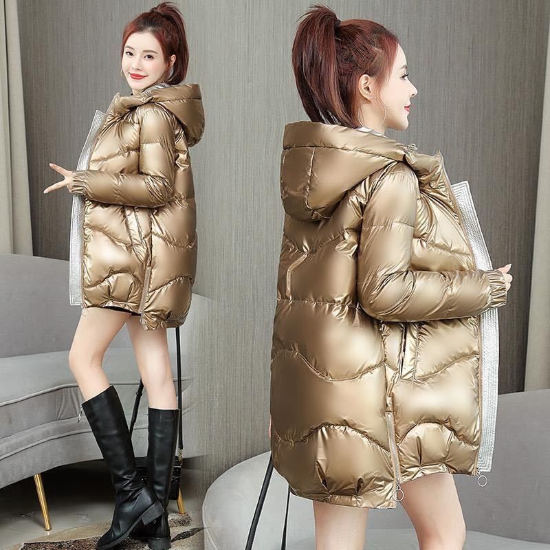 Loose Cotton Jacket Women's Winter Coat Tide - Image 2
