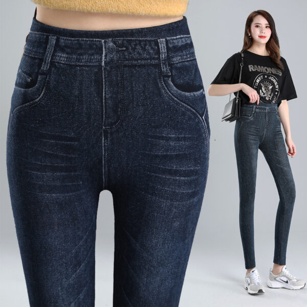 Women's Leggings Ankle Tight High Waist Oversized Pencil Pants - Image 3