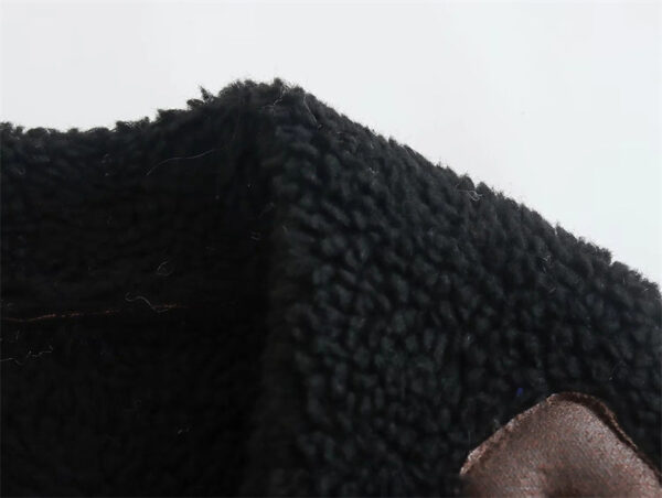 Faux Leather Double-sided Jacket European And American Locomotive Long Breasted Coat - Image 4