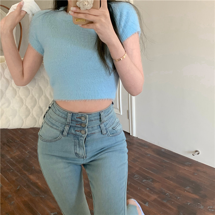 Short Sleeve Slim Fit Inner Wear Bottoming Shirt - Image 4