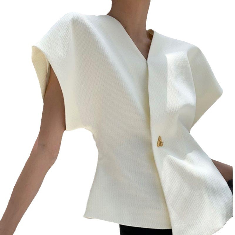 Vest Suit French Style Temperament Top For Women - Image 5