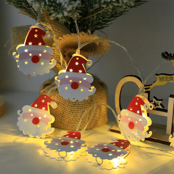 Christmas LED Light String Santa Claus Elk Snowman Xmas Ornament String Light Christmas Decorations New Year Navidad Gift - Image 3