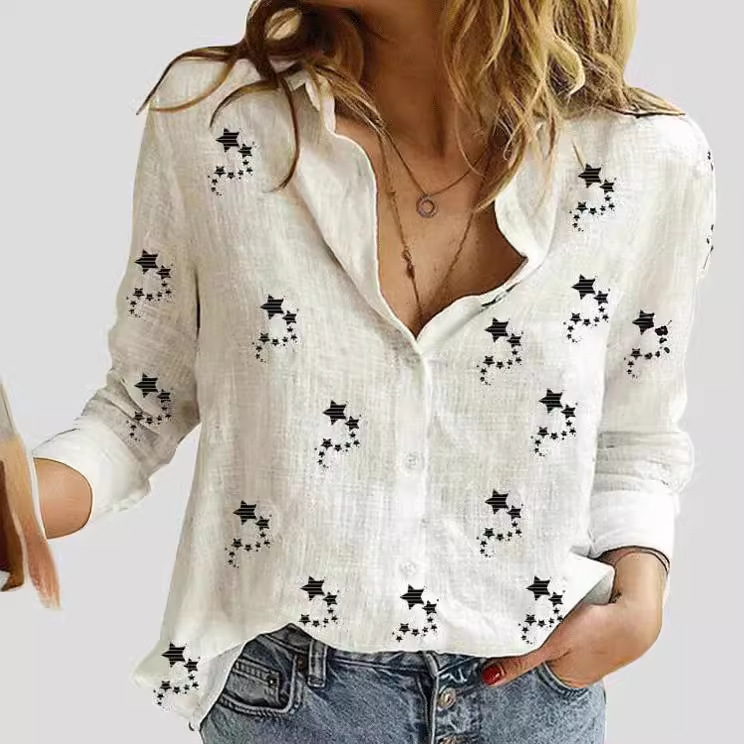 Ethnic Style Fashion Personalized Women's Shirt - Image 3