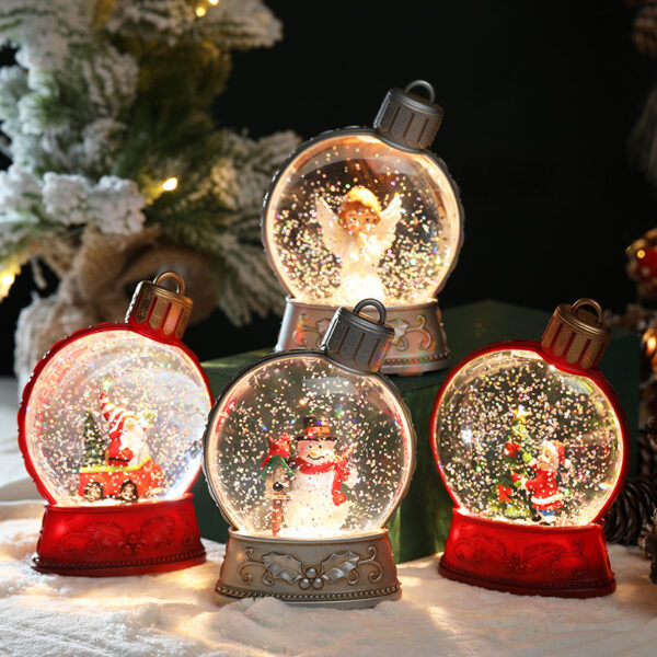 Christmas Holiday Decorations Luminous Simulation Flat Light LED Decoration Scene Layout Flame Light Home Decor - Image 3