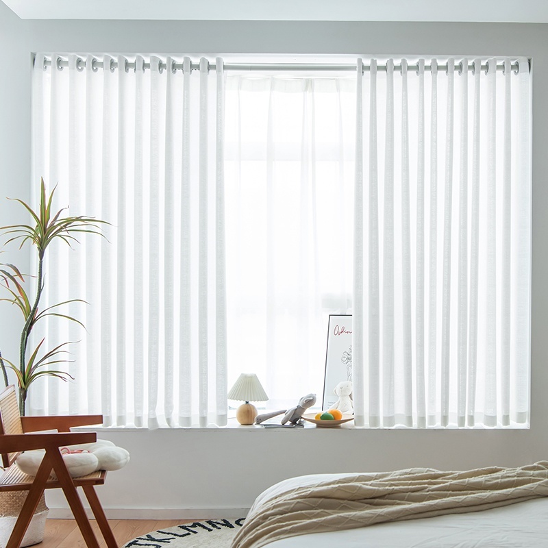 Simple Household Use Sunshade Light Transmission Nontransparent Curtain