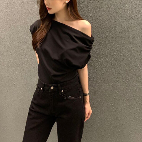 Summer New Niche Irregular Shoulder Design Sense - Image 8