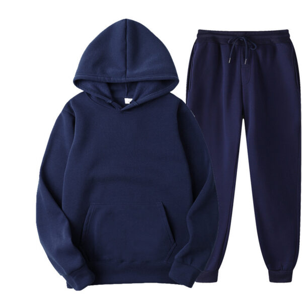 Sparkling Style 220g Fabric Oversized Sweatshirt Suit - Image 4