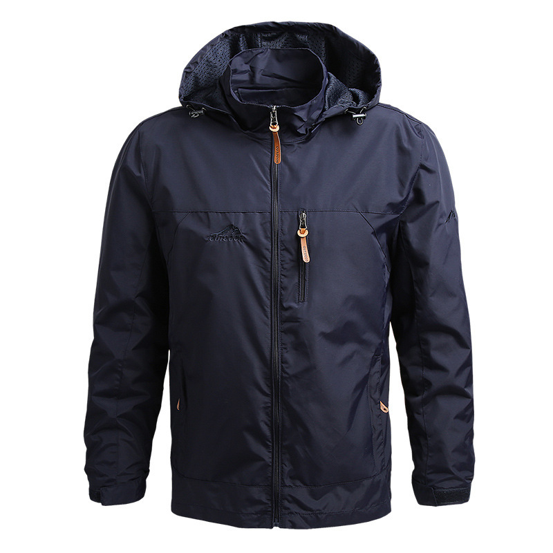 Mountaineering Shell Jacket Windcheater Outdoor Sports Jacket Men's Clothing - Image 7