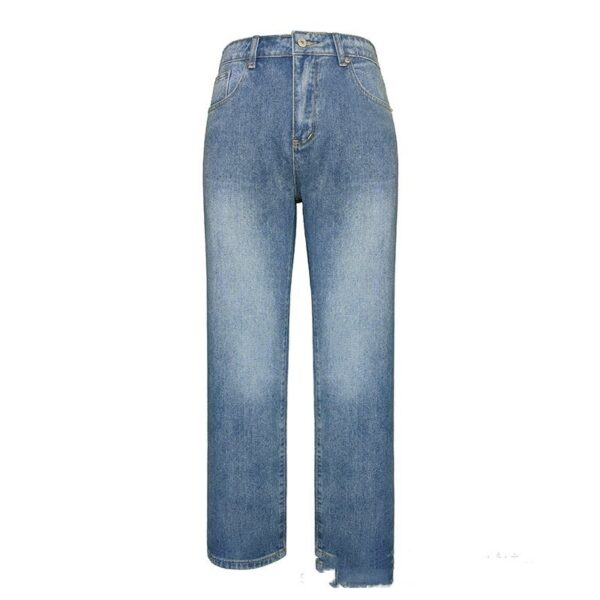 Women's Jeans Loose Mid Waist Casual Straight-leg - Image 6