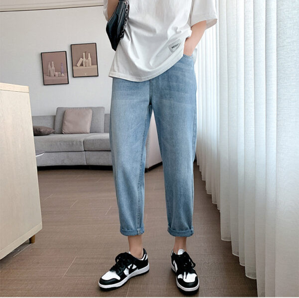 Women's High Waist Jeans Loose Slimming - Image 5
