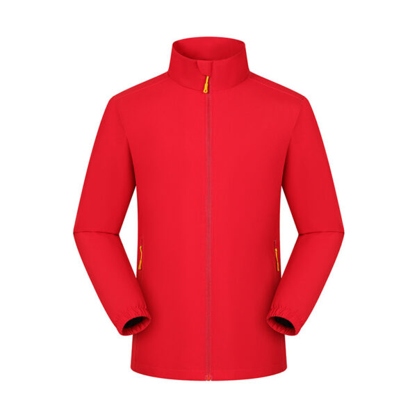 Waterproof Stand Collar Workwear Men's Jacket - Image 9